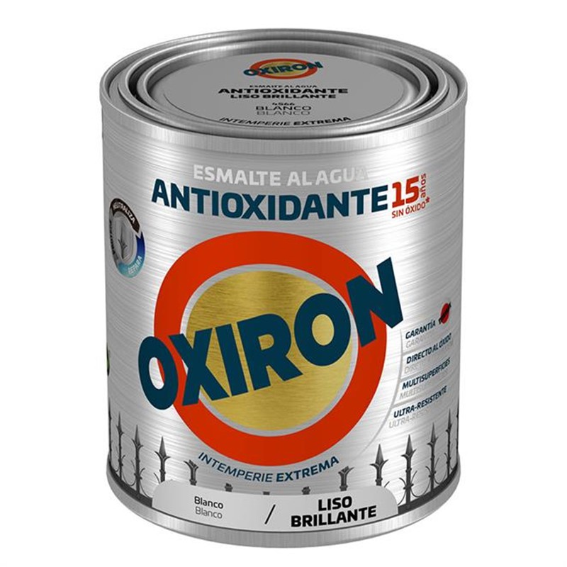OXIRON LISO BRILLANTE AGUA TITAN 750 ML BLANCO