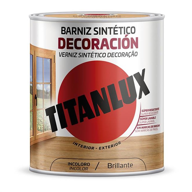 BARNIZ SINTETICO DECOR.INCOL.BRILL TITAN 250 M