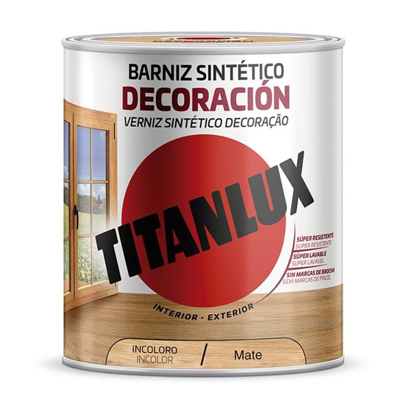 BARNIZ TITAN SINT.DECO TX SAT.INCOL.750