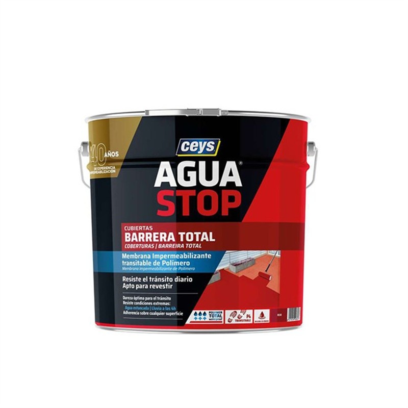 AGUA STOP BARRERA TOTAL 4 KG ROJO