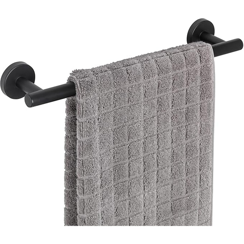 TOALLERO BARRA ACERO INOX.60 CM BOSIO NEGRO WENKO REF.24237100