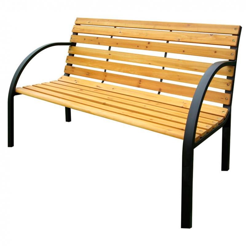 BANCO ACERO MADERA 122X60X80 8704N101